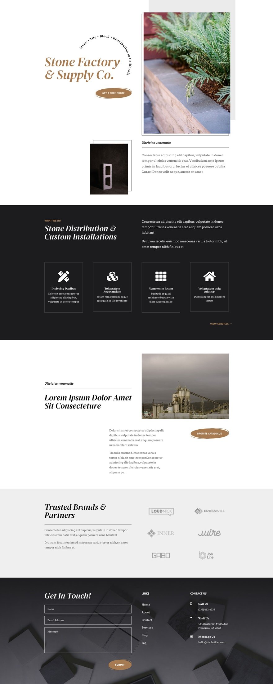 get-a-free-stone-factory-layout-pack-for-divi-2 獲得 Divi 的免費 Stone Factory Layout Pack