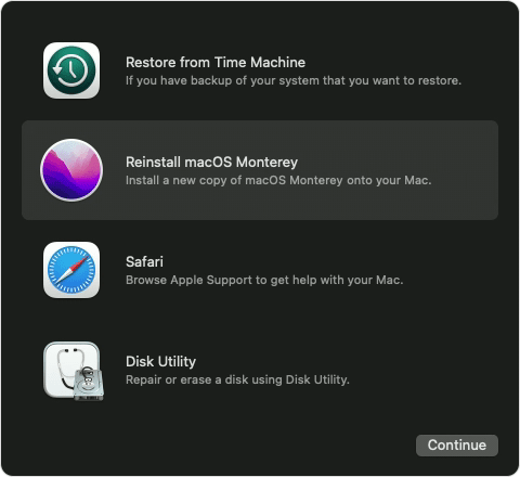 如何重新安装 macOS
