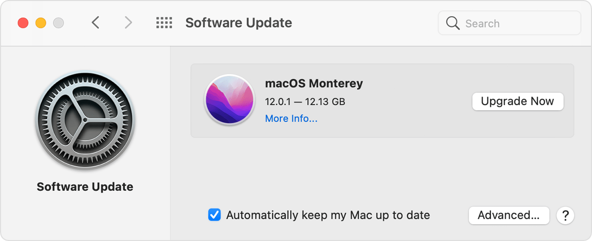 執行 macOS 系統更新