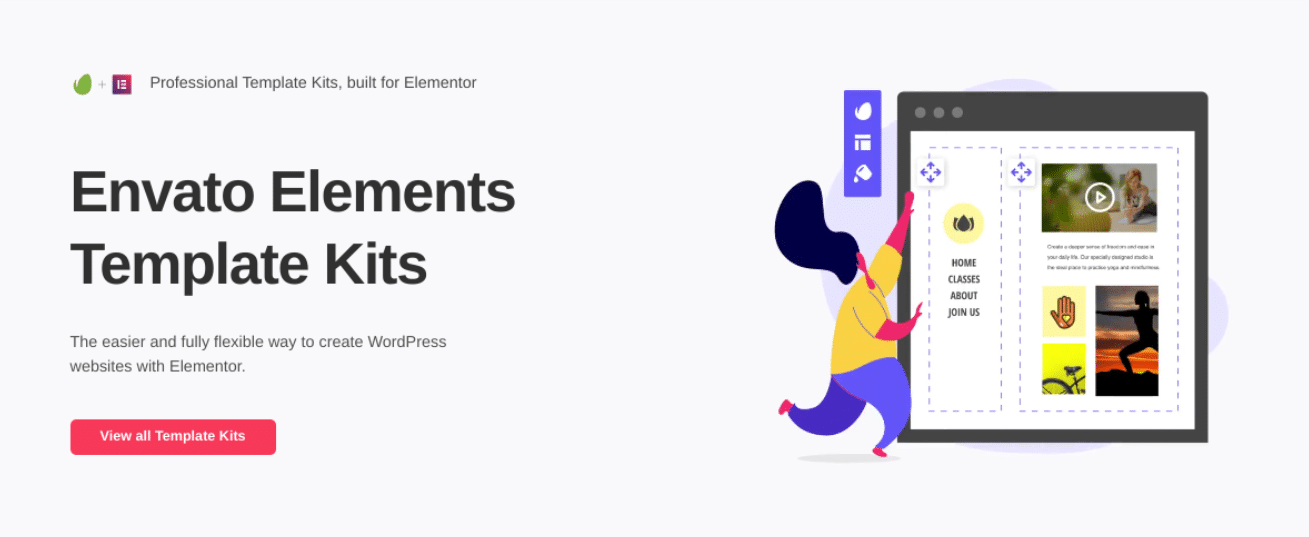 Envato Elements Template Kits 网站