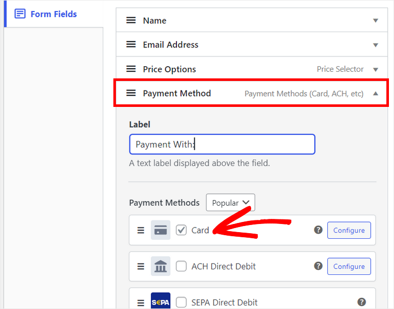如何添加信用卡支付方式