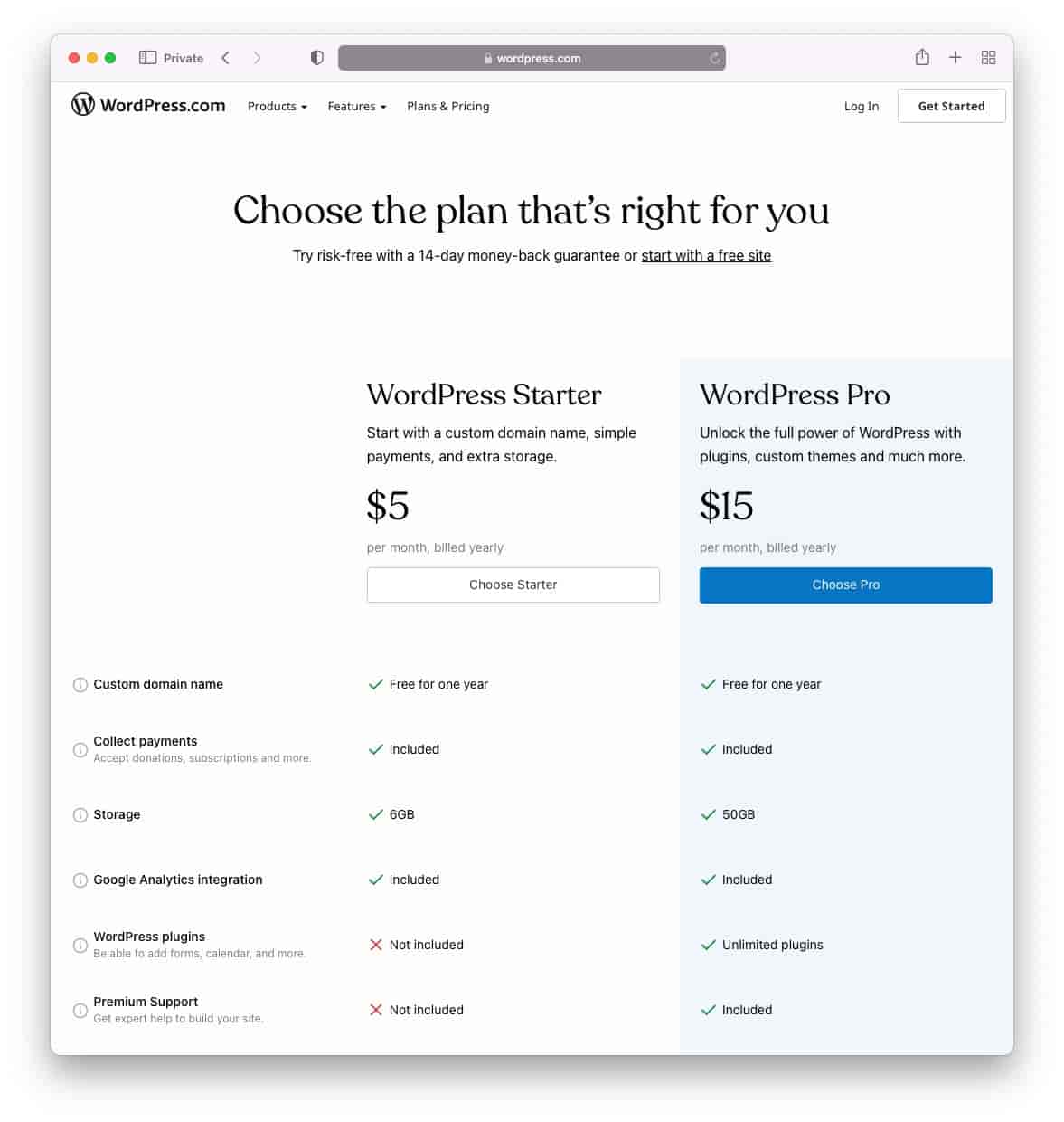 WordPress.com 价格再次发生变化