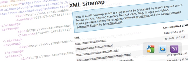 谷歌 XML 站点地图