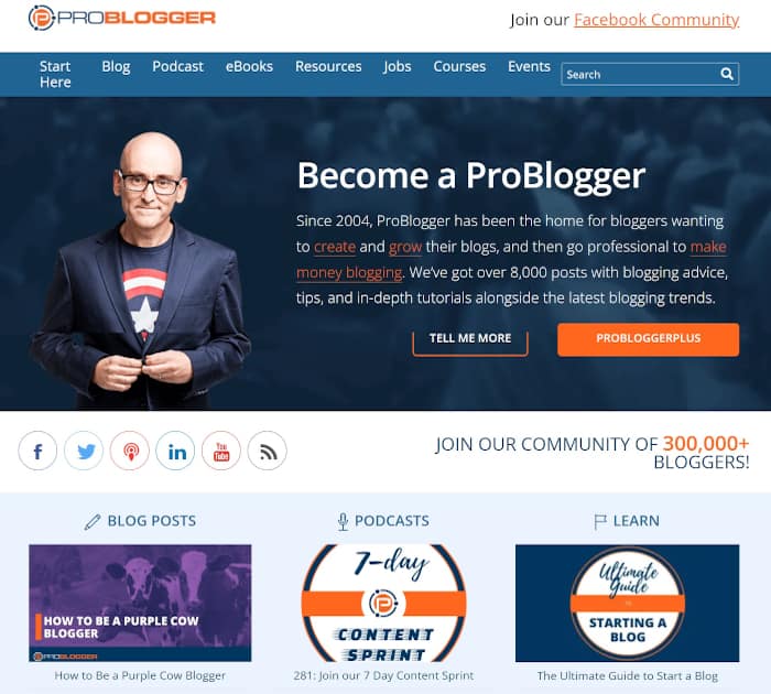 最佳博客工作网站 - ProBlogger