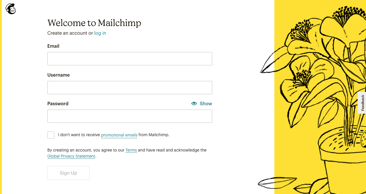 Mailchimp-註冊
