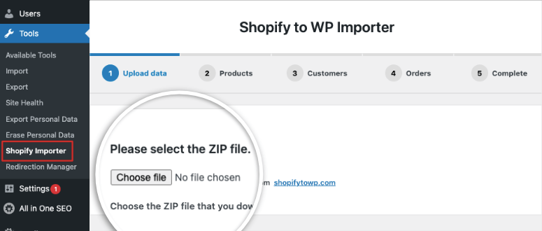 选择-zip-file-in-shopify-importer