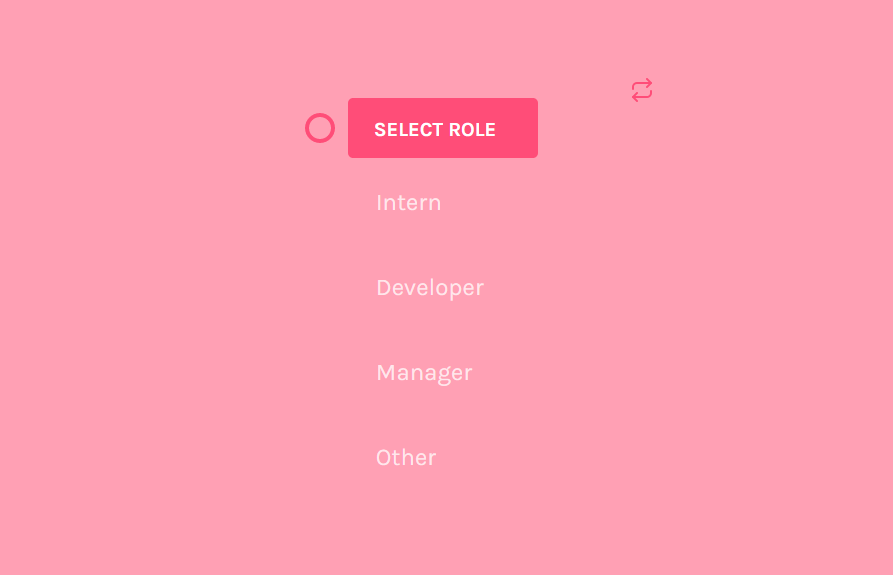 单选按钮 CSS 动画效果