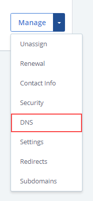 bluehost 中的 DNS 设置