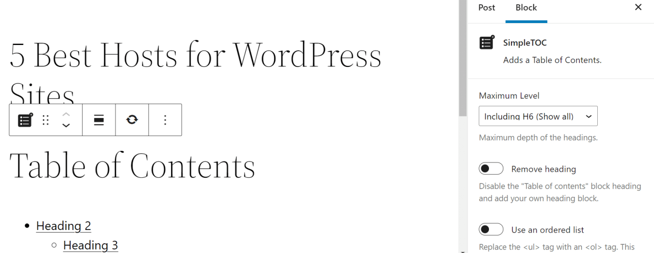 5-best-wordpress-table-of-contents-plugins-5 5 个最佳 WordPress 目录插件