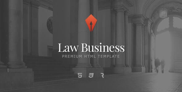法律业务律师 HTML 模板