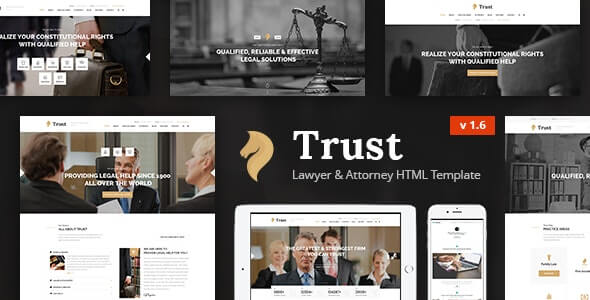 信託律師 HTML 模板