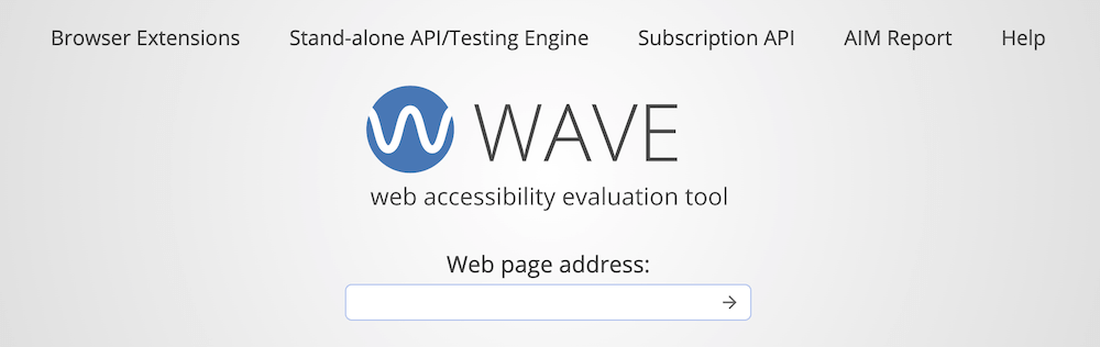 WAVE 网络可访问性评估工具