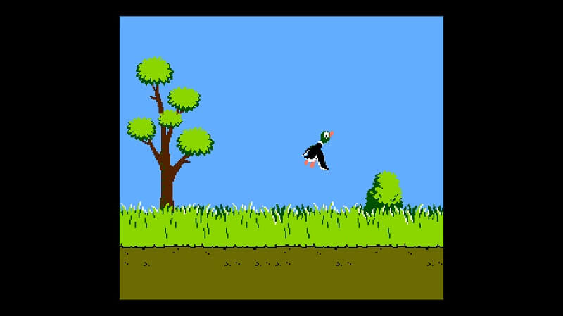 CSS 中的 NES Duck Hunt 游戏