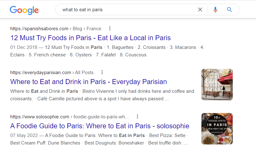 在巴黎吃什麼的搜索結果