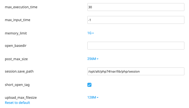 cpanel-php-limits