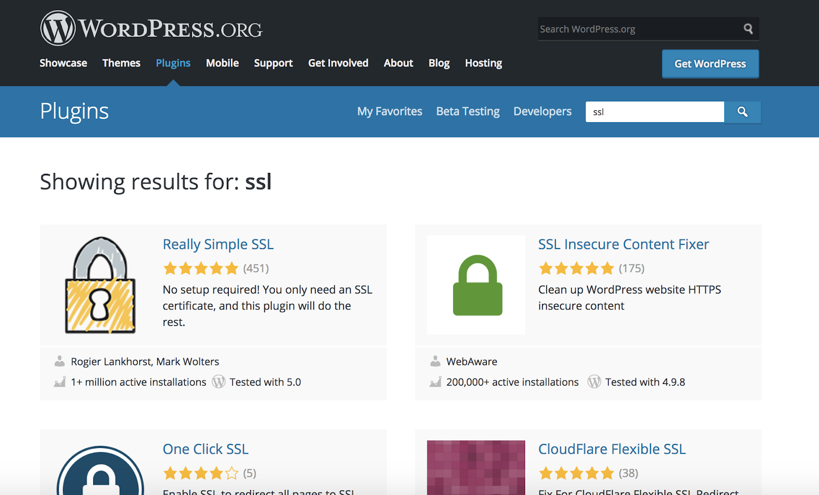 SSL的WordPress的，插件