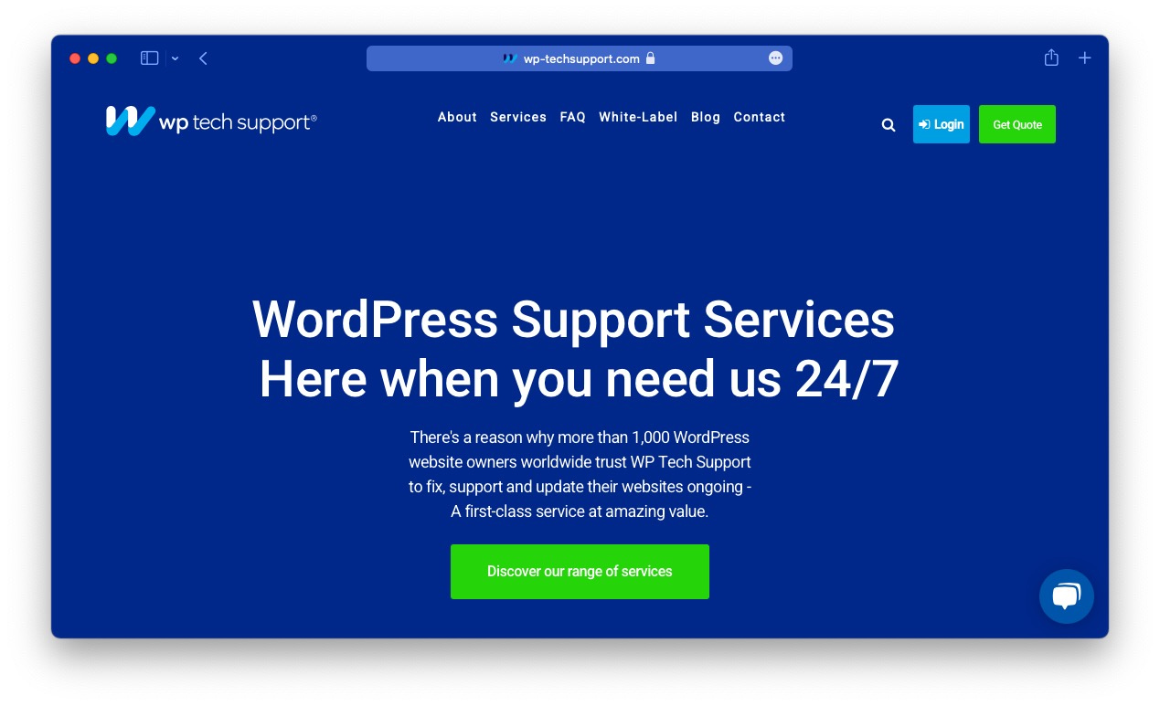 WordPress 维护服务：WP 技术支持