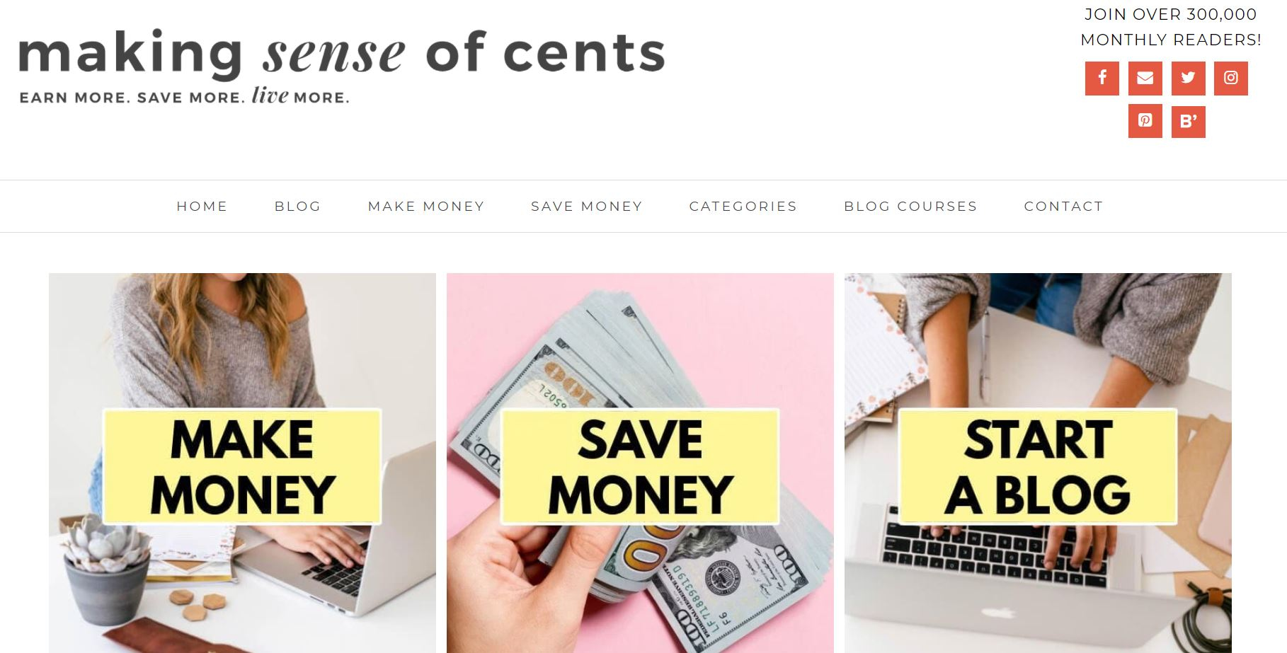 Making Sense of Cents 是一个关于在线赚钱的博客，这是 2022 年值得探索的最赚钱的博客领域之一。