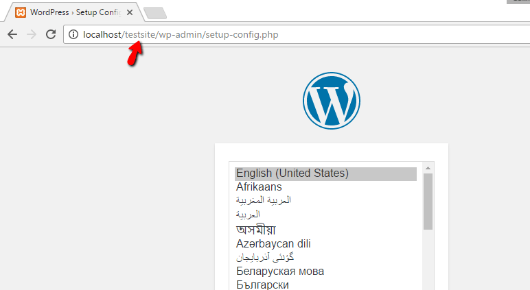 在XAMPP上安装WordPress