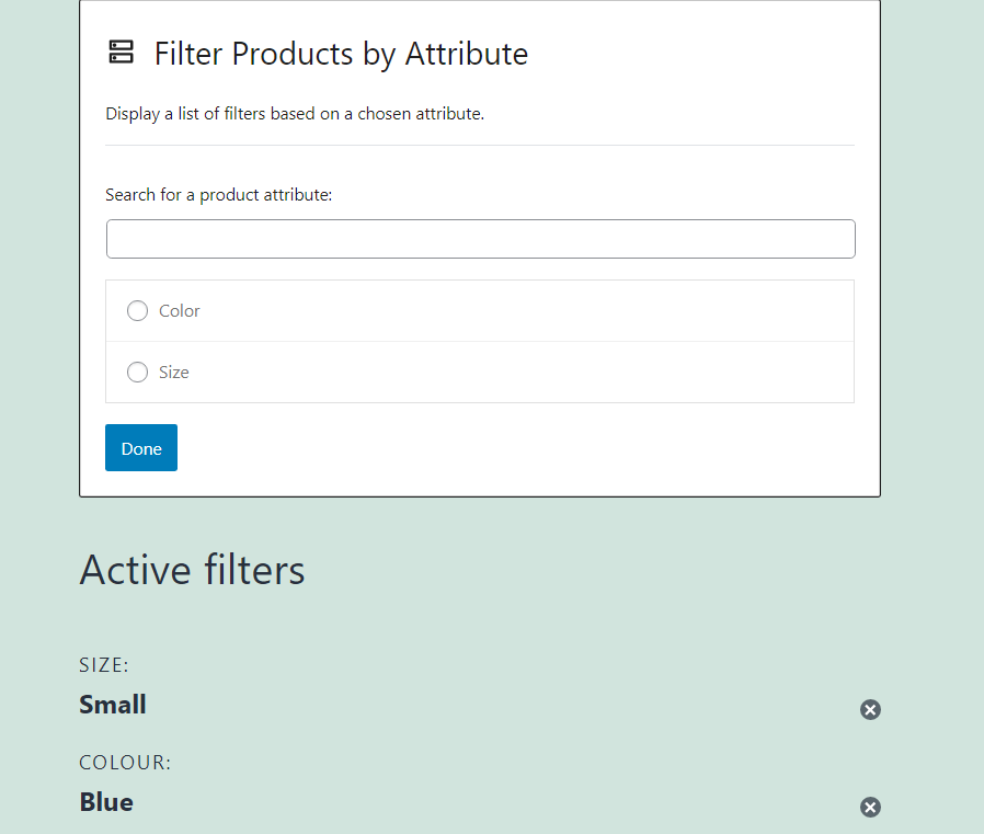 how-to-use-the-active-product-filters-woocommerce-block-2 如何使用有源產品過濾器 WooCommerce Block