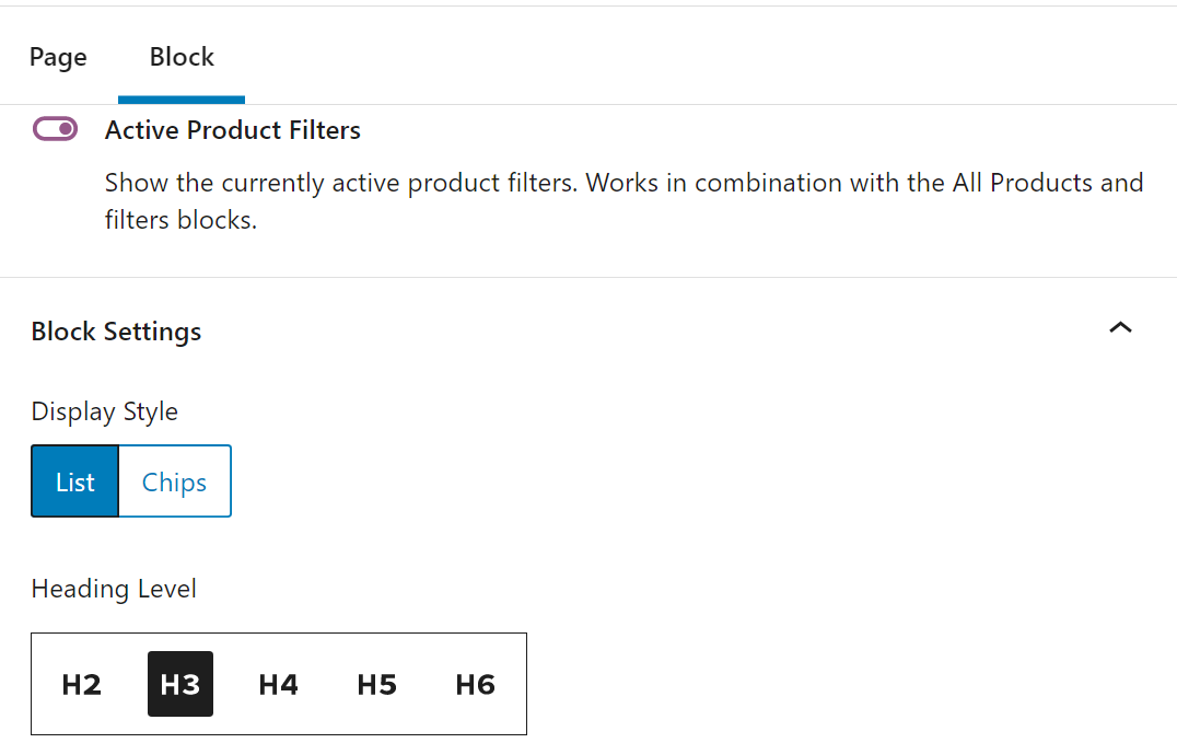 how-to-use-the-active-product-filters-woocommerce-block-4 如何使用有源產品過濾器 WooCommerce Block