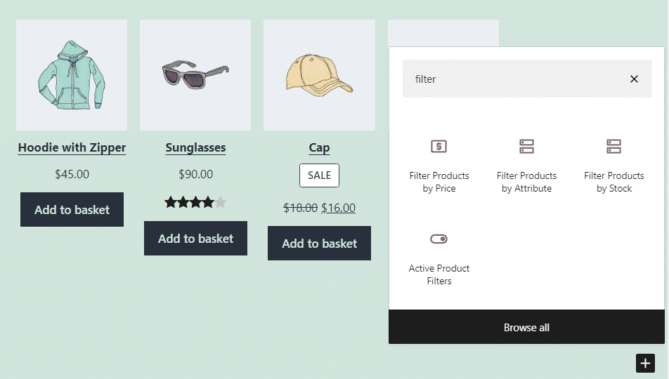 how-to-use-the-active-product-filters-woocommerce-block 如何使用活动产品过滤器 WooCommerce Block