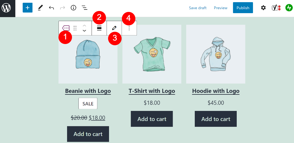 how-to-use-the-product-by-tag-woocommerce-block-3 如何通過標籤 WooCommerce Block 使用產品