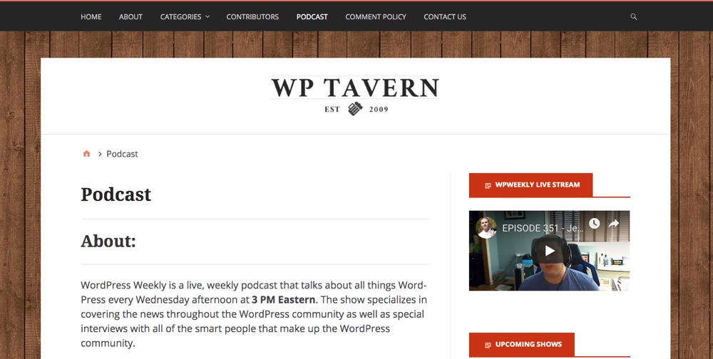 WPTavern WordPress周刊